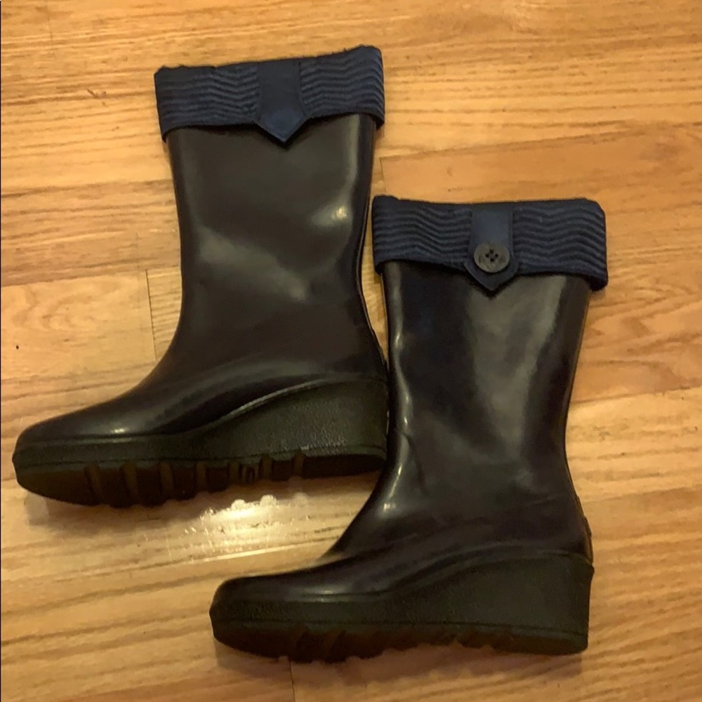 Sperry Top Sider Heeled Rain Boots